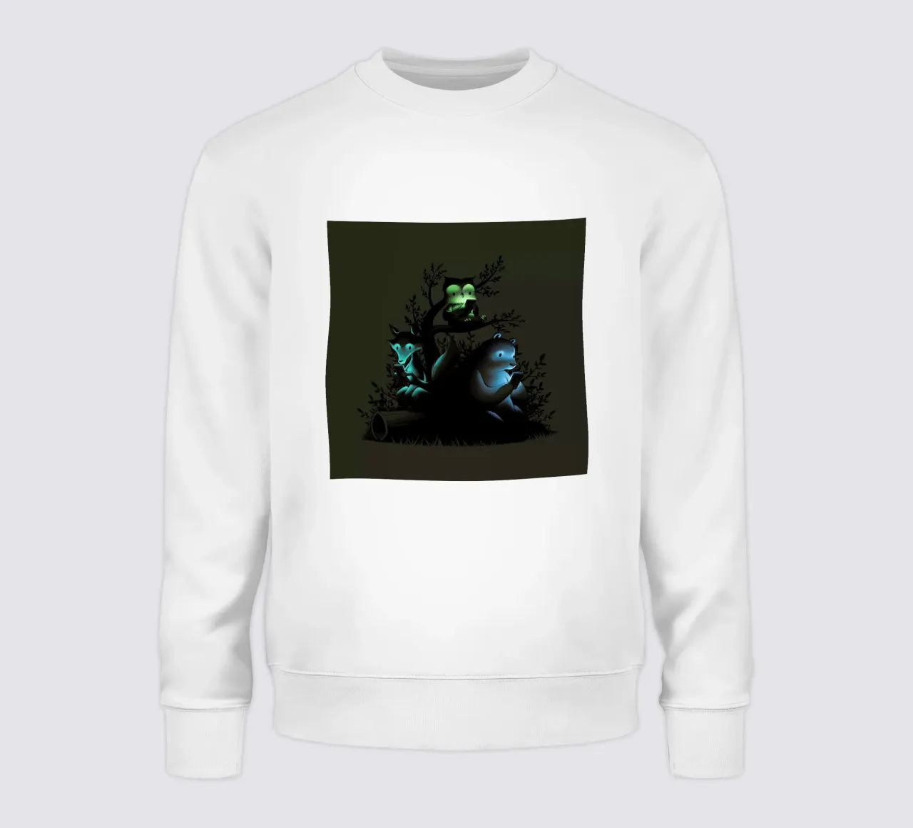 Connecting With The Forest Animals Using Phones felpa da Tobe Fonseca