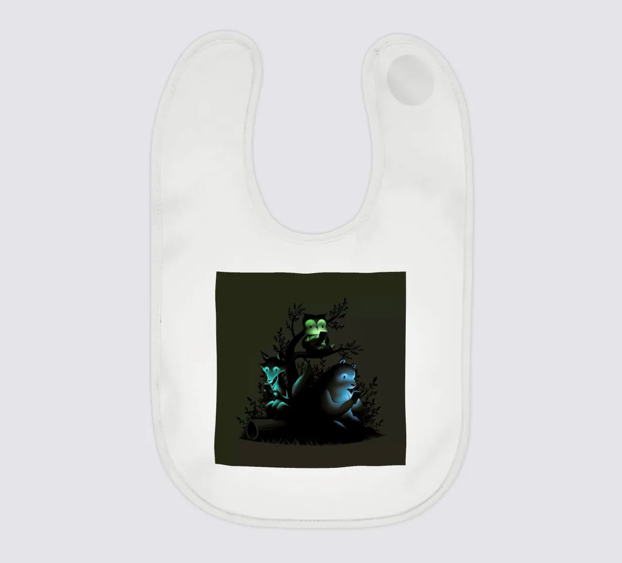 Connecting With The Forest Animals Using Phones bavaglino da Tobe Fonseca