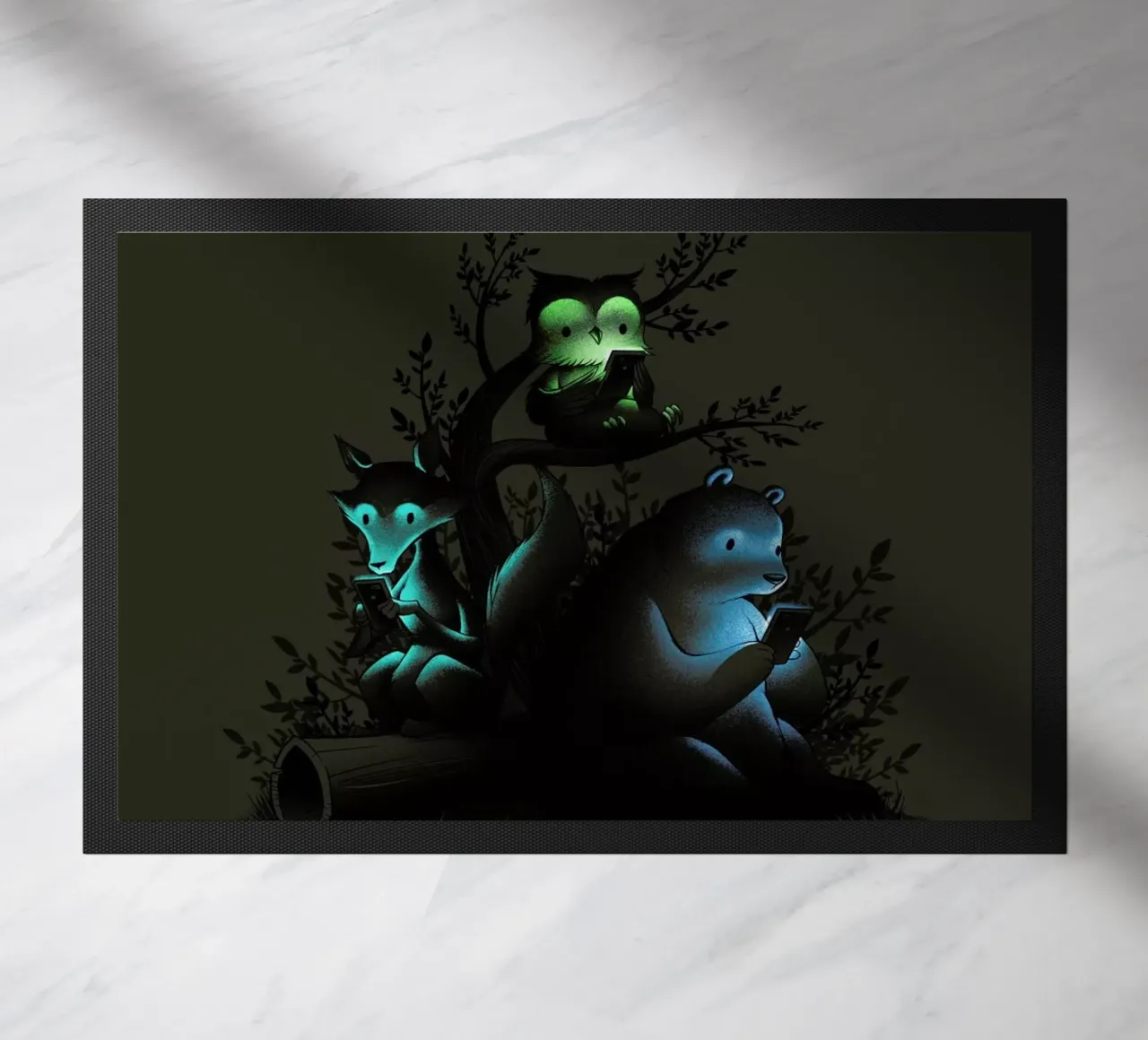 Connecting With The Forest Animals Using Phones zerbino da Tobe Fonseca