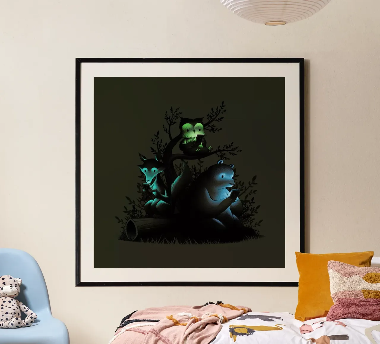 Connecting With The Forest Animals Using Phones poster da Tobe Fonseca