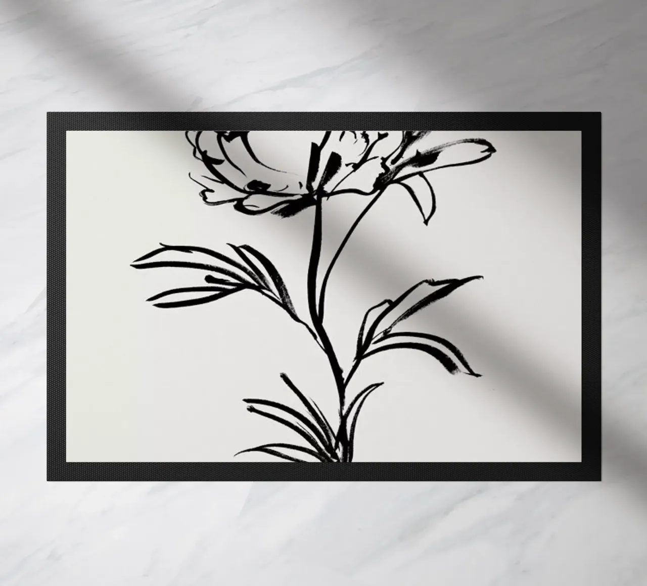 Simple Peony 2 zerbino da Graphite