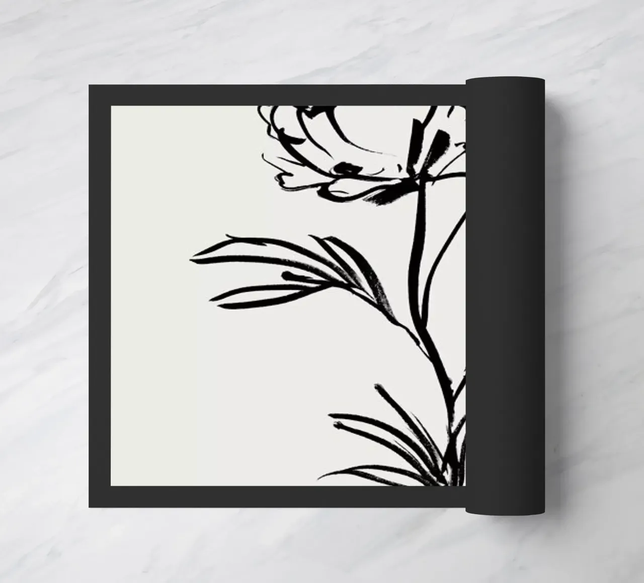 Simple Peony 2 zerbino da Graphite