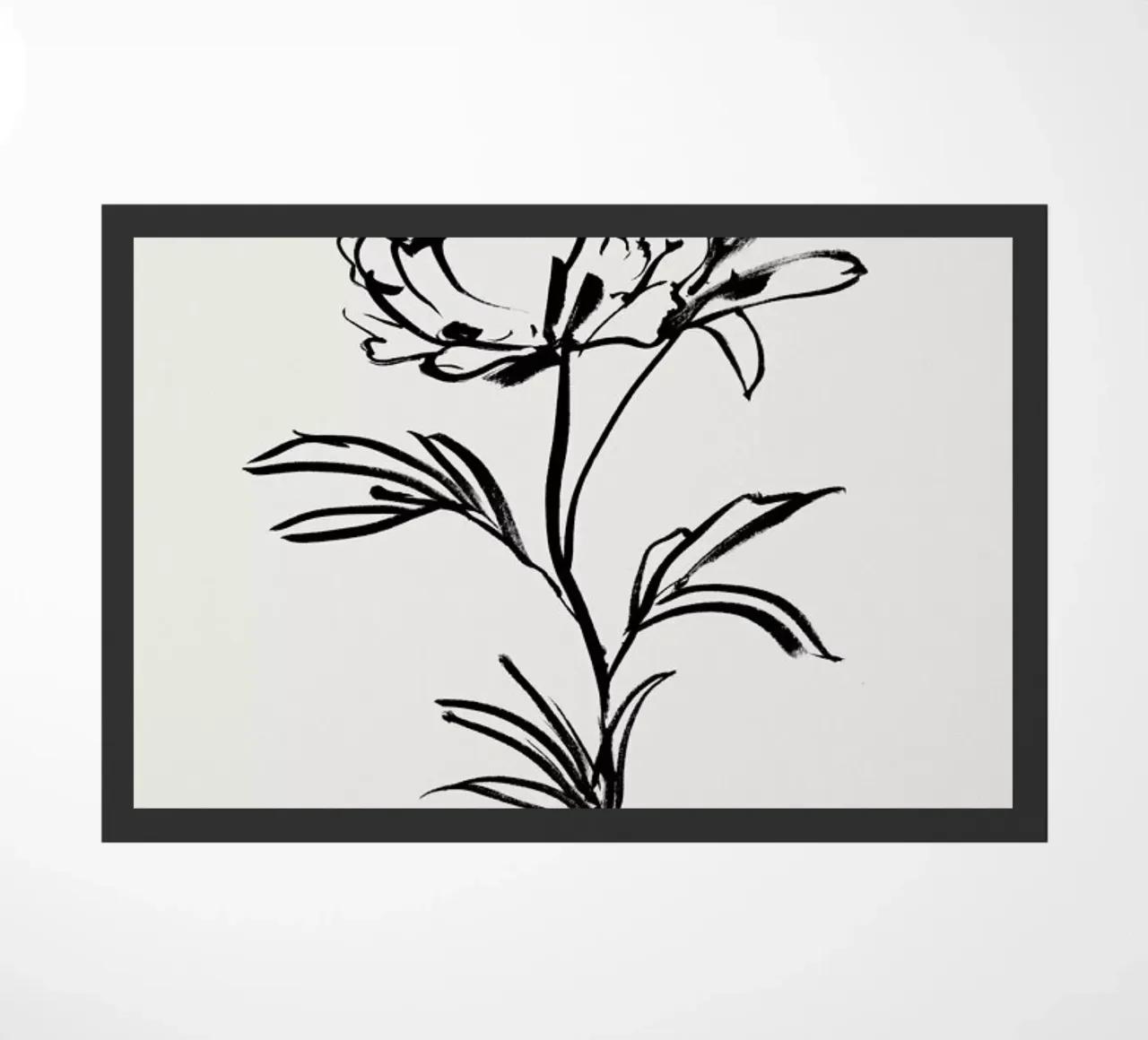 Simple Peony 2 zerbino da Graphite