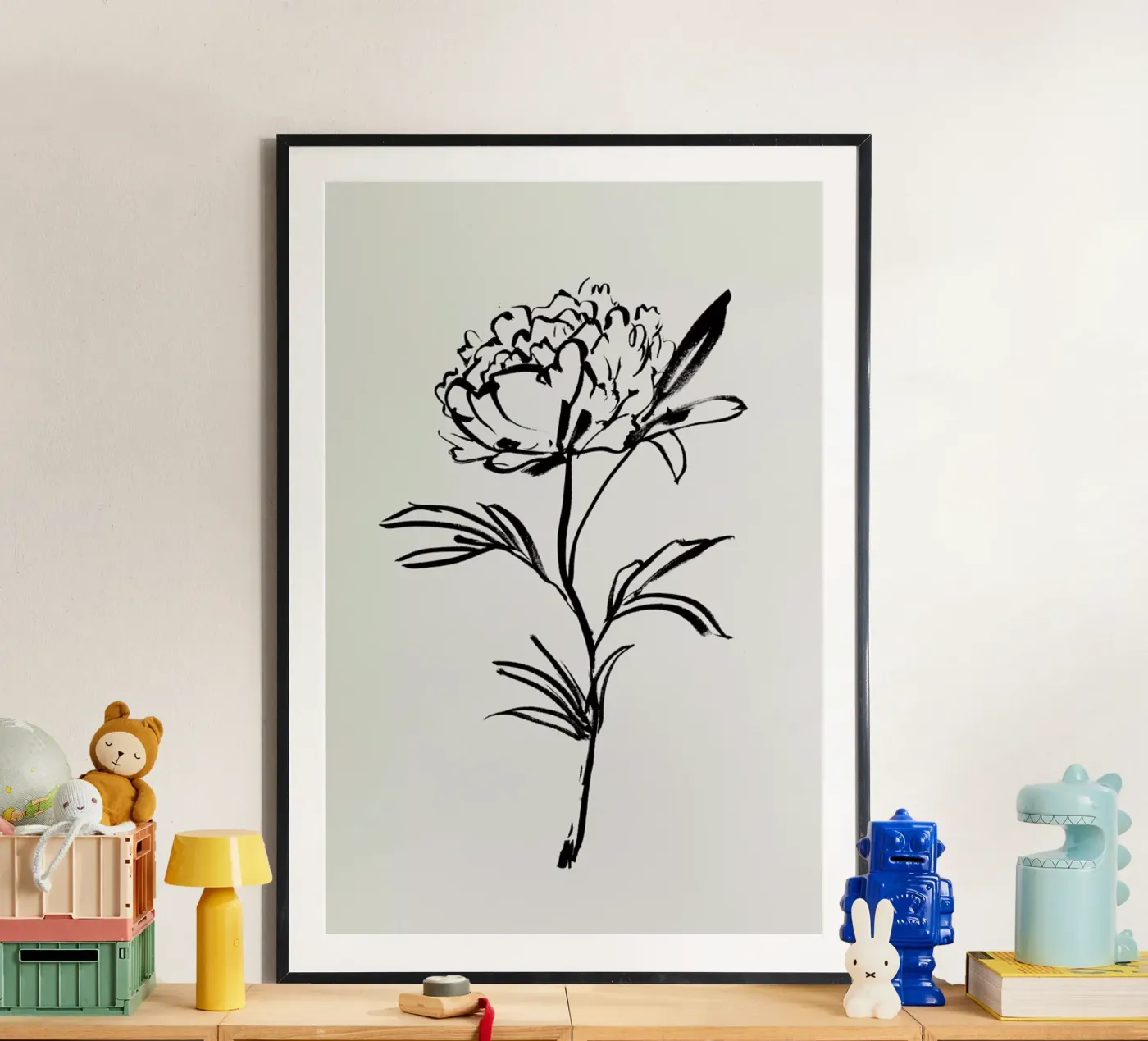 Simple Peony 2 poster da Graphite