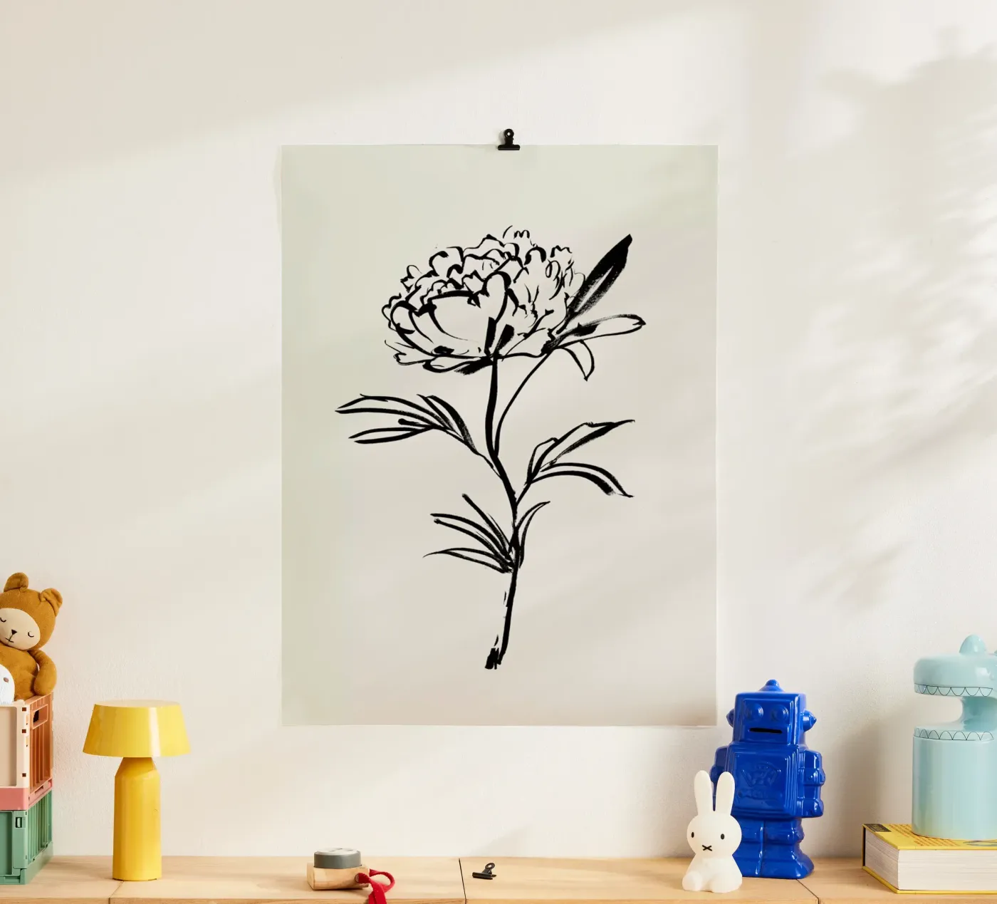 Simple Peony 2 poster da Graphite