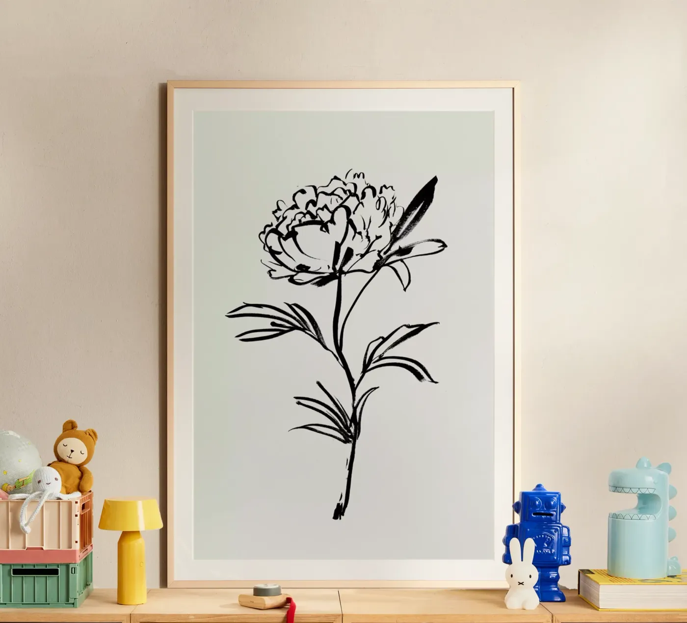 Simple Peony 2 poster da Graphite