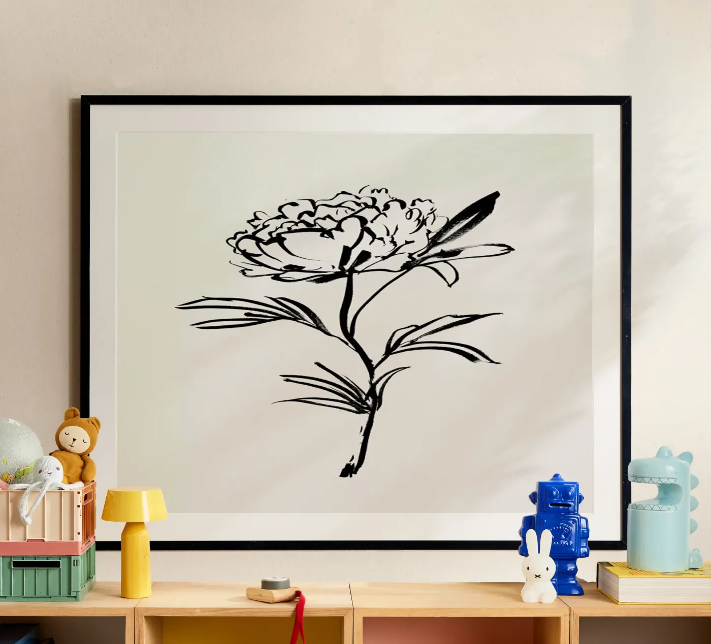 Simple Peony 2 poster da Graphite