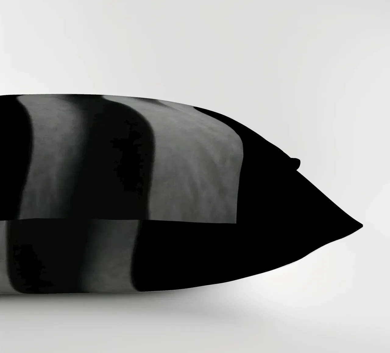 Scultura verticale - Vibrazioni geometriche cuscino da Black & White