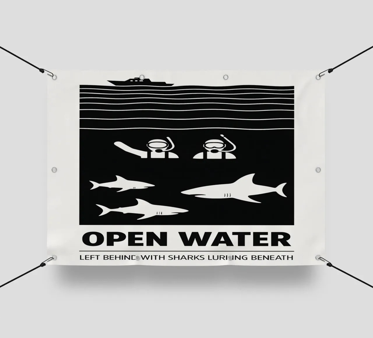 Open Water Print telo in pvc da MoviesArt