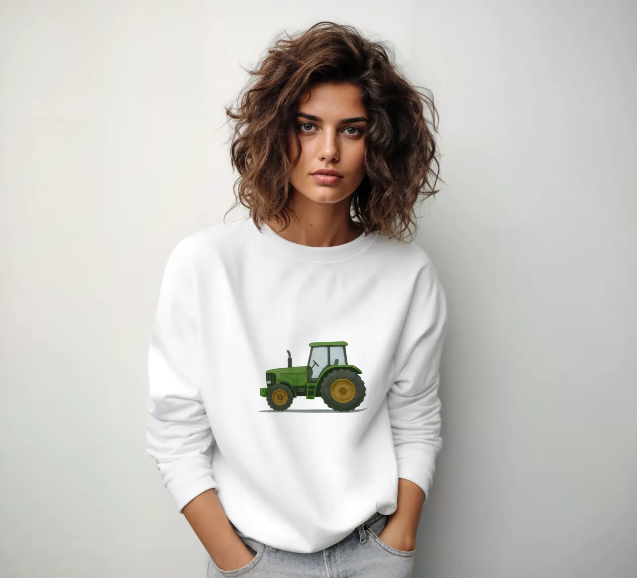 Le géant vert - la force dans les champs sweat de KidzStudio