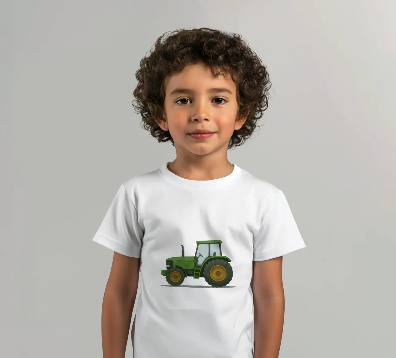Grüner Riese – Kraft auf dem Acker Kinder T-Shirt von KidzStudio