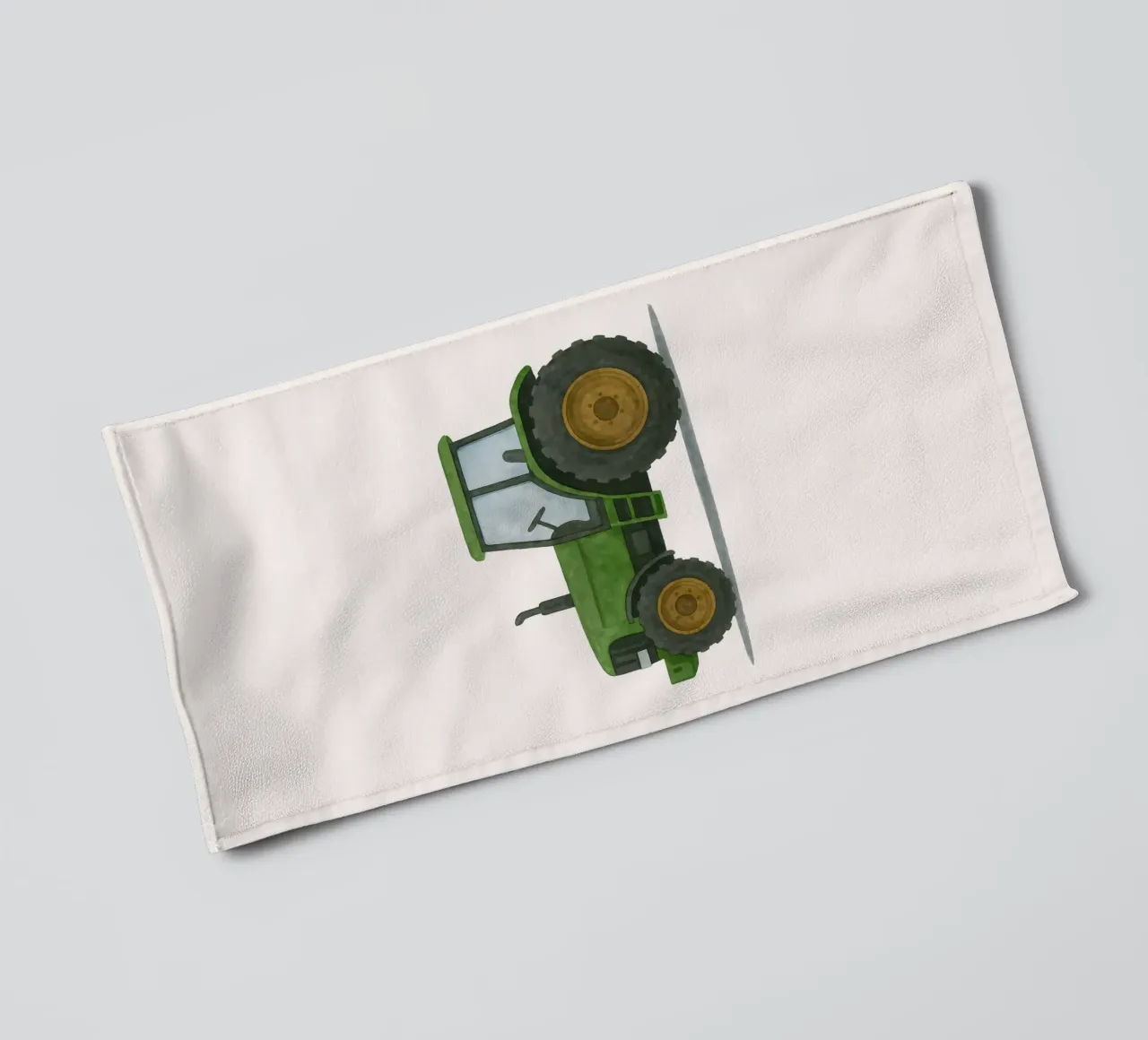 Le géant vert - la force dans les champs serviette de bain de KidzStudio
