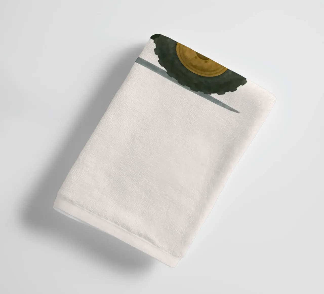 Le géant vert - la force dans les champs serviette de bain de KidzStudio