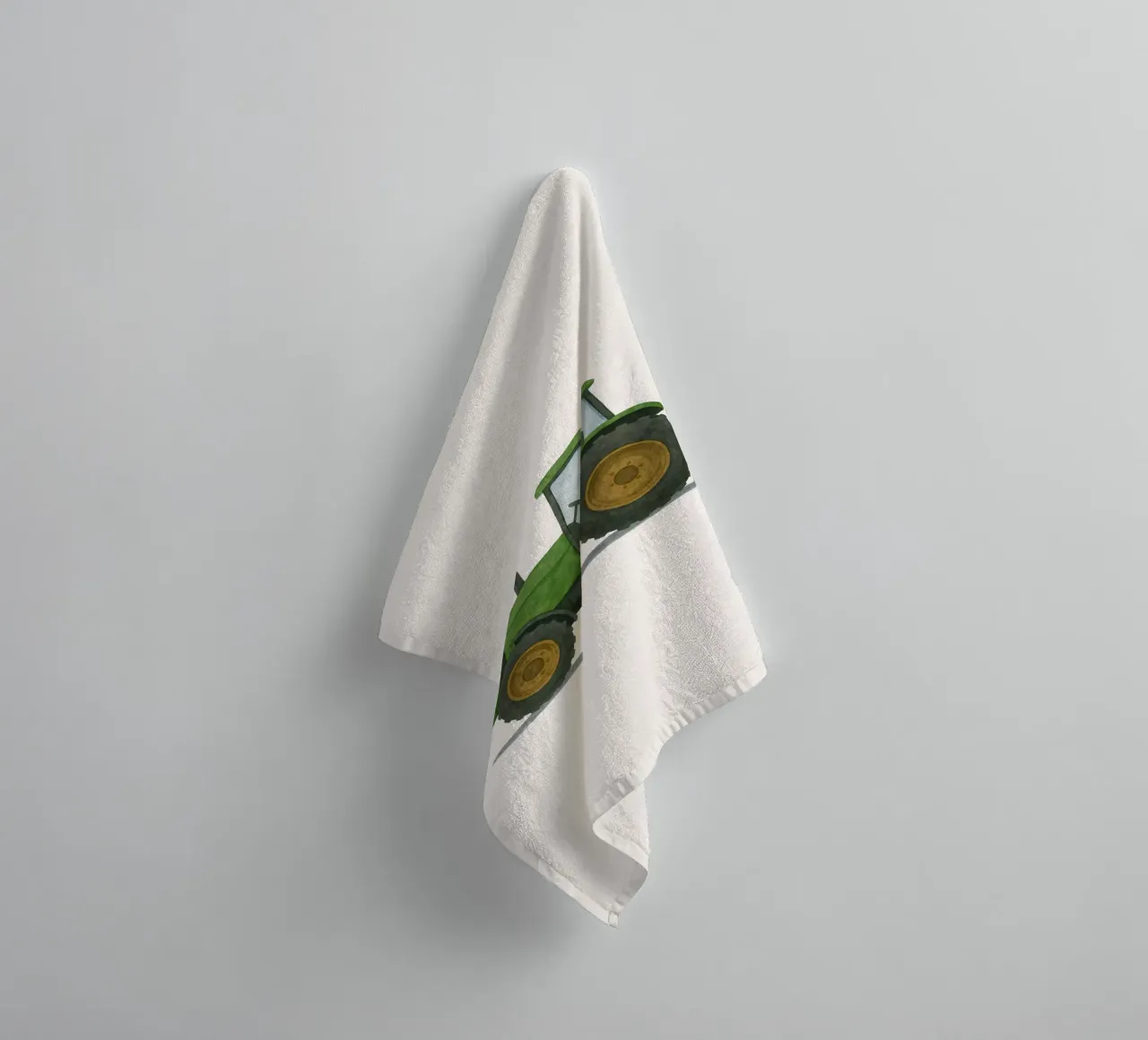 Le géant vert - la force dans les champs serviette de bain de KidzStudio