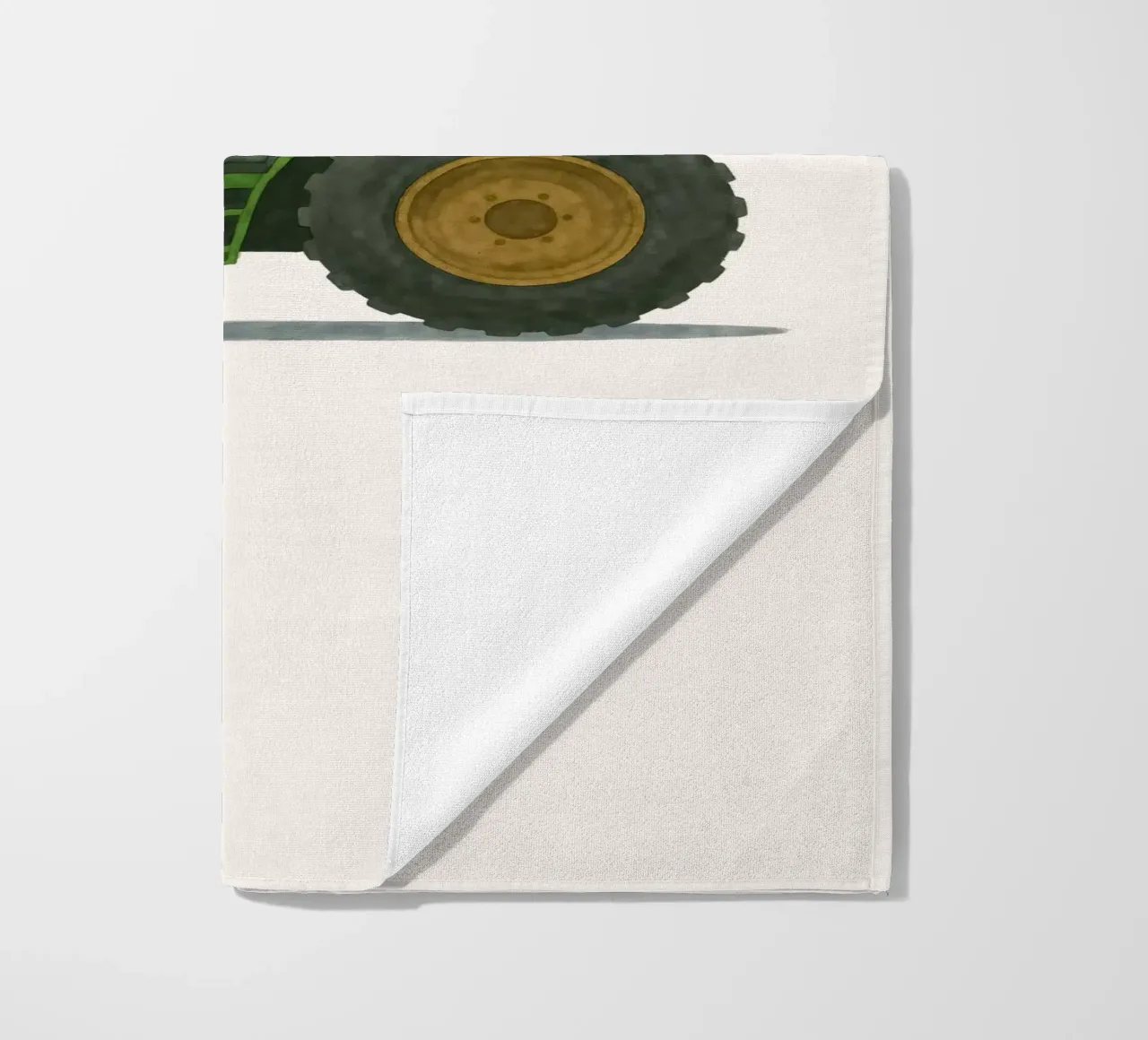 Le géant vert - la force dans les champs serviette de plage de KidzStudio