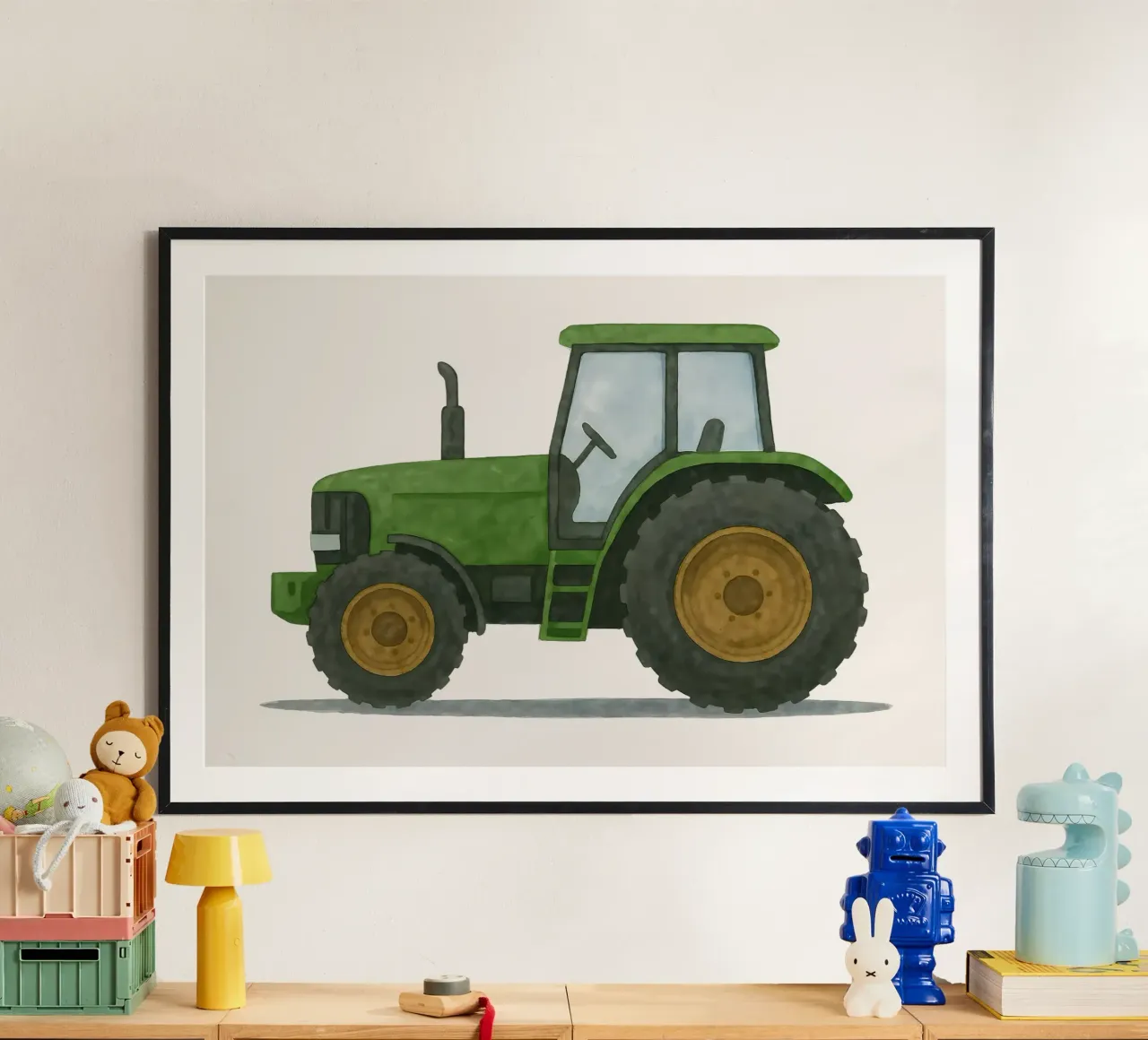 Le géant vert - la force dans les champs hahnemühle de KidzStudio