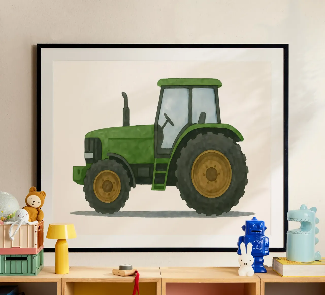 Le géant vert - la force dans les champs hahnemühle de KidzStudio