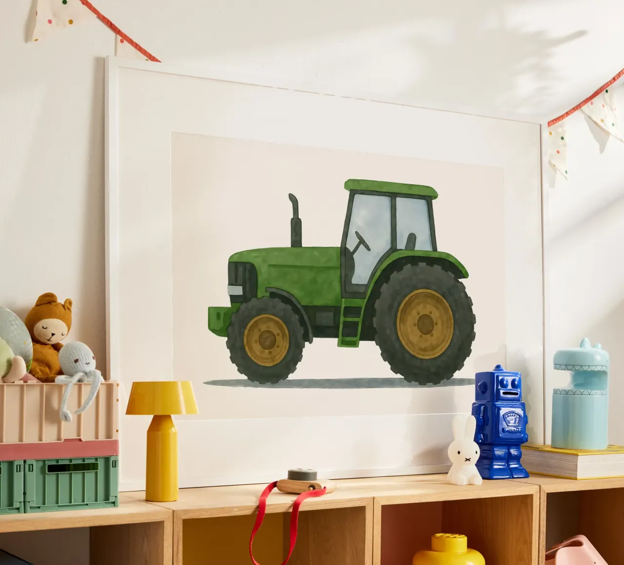 Le géant vert - la force dans les champs hahnemühle de KidzStudio