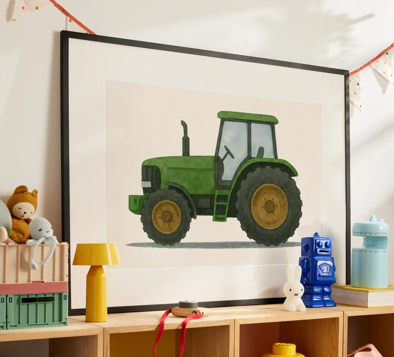 Le géant vert - la force dans les champs hahnemühle de KidzStudio
