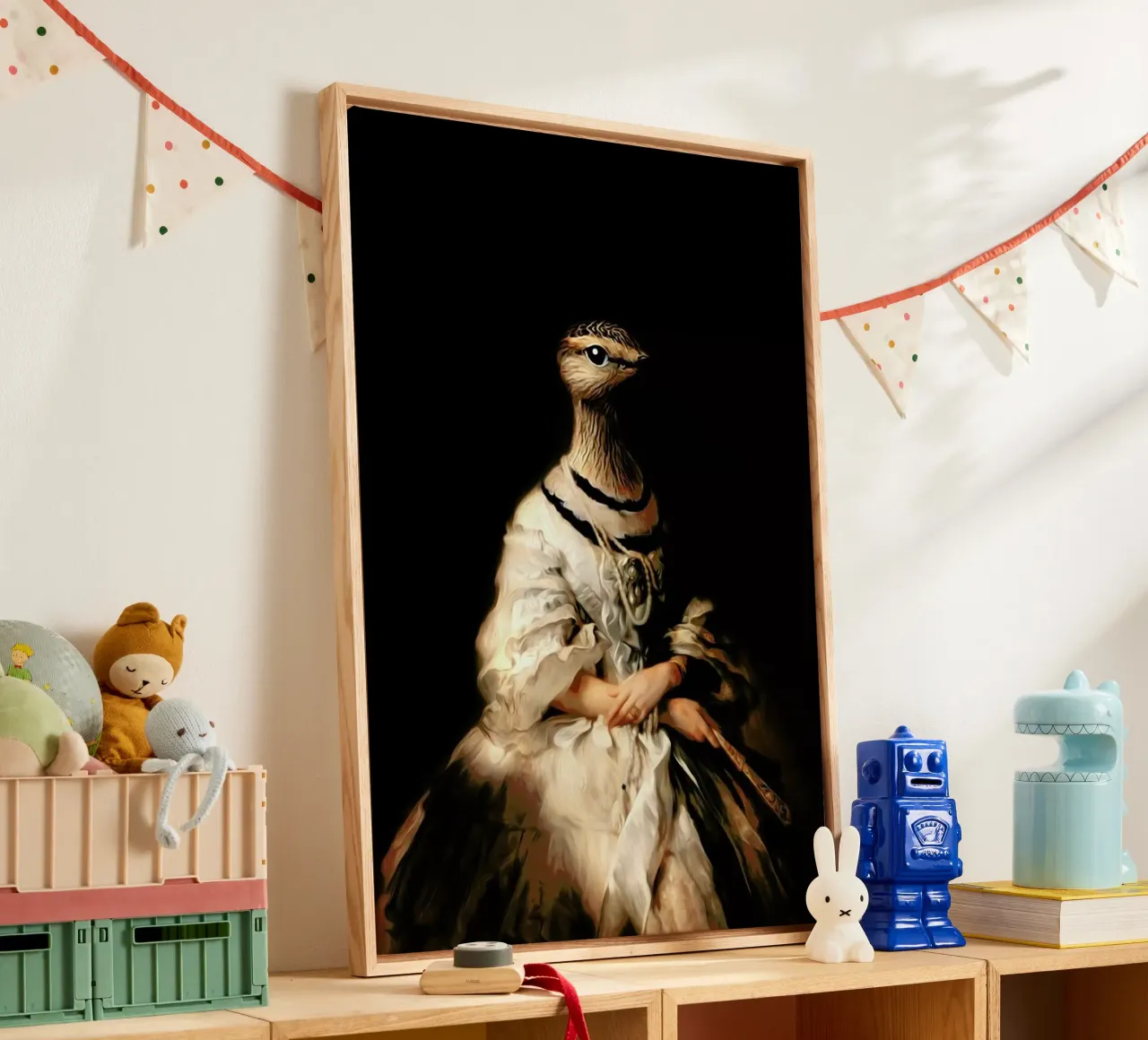 Marla canvas met Baklijst van Tein Lucasson