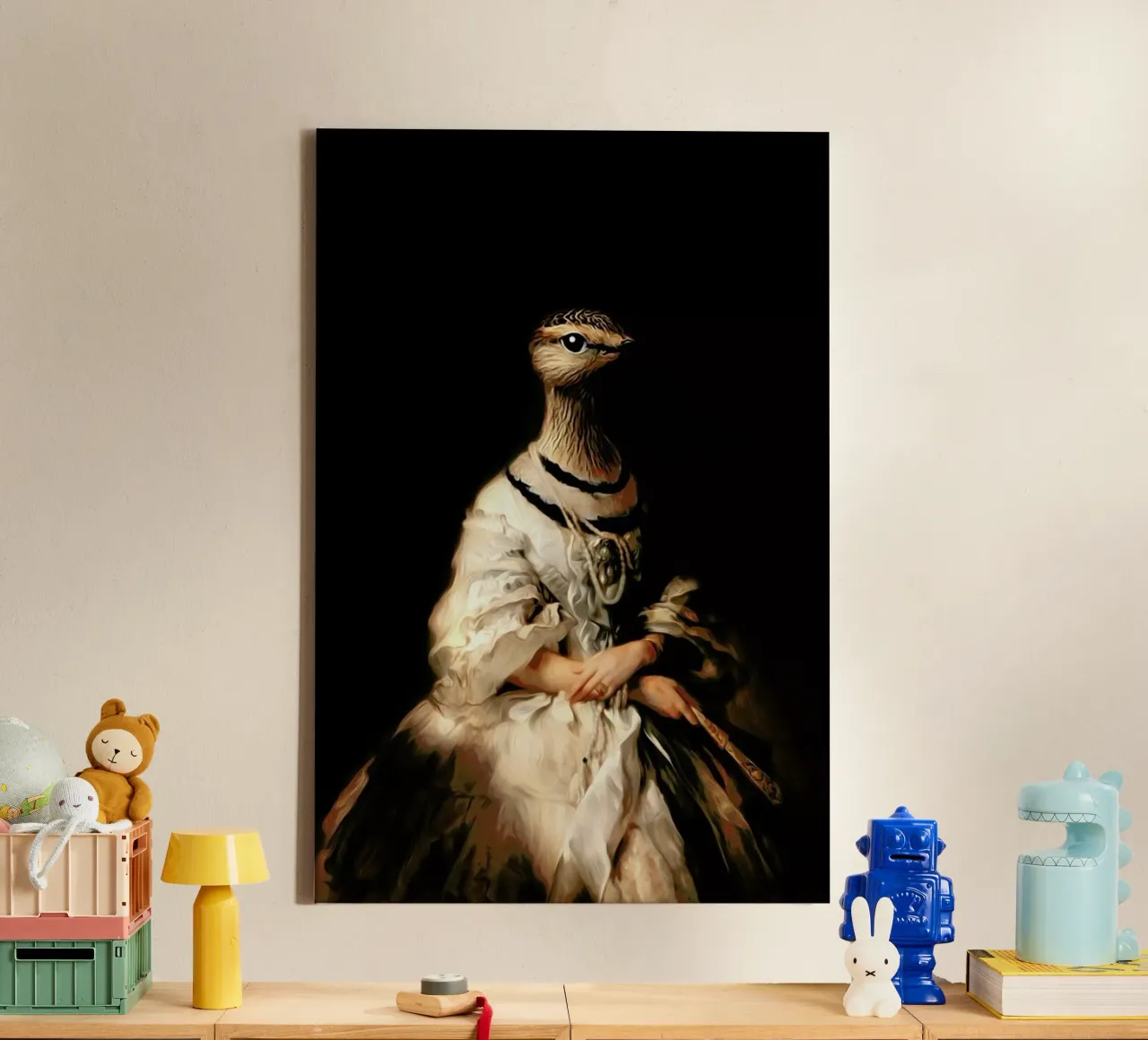 Marla canvas met Baklijst van Tein Lucasson
