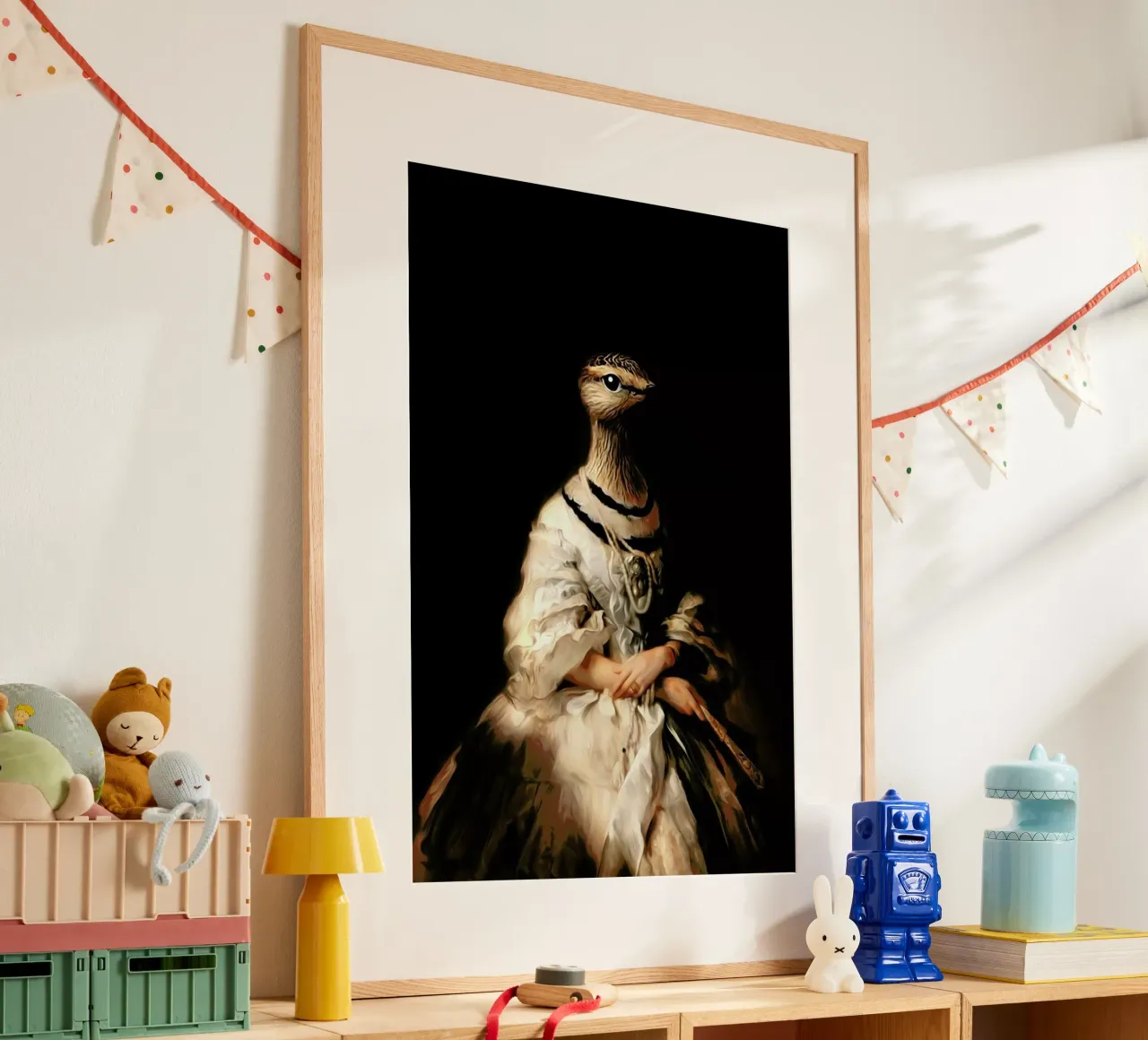 Marla poster con telaio in legno da Tein Lucasson