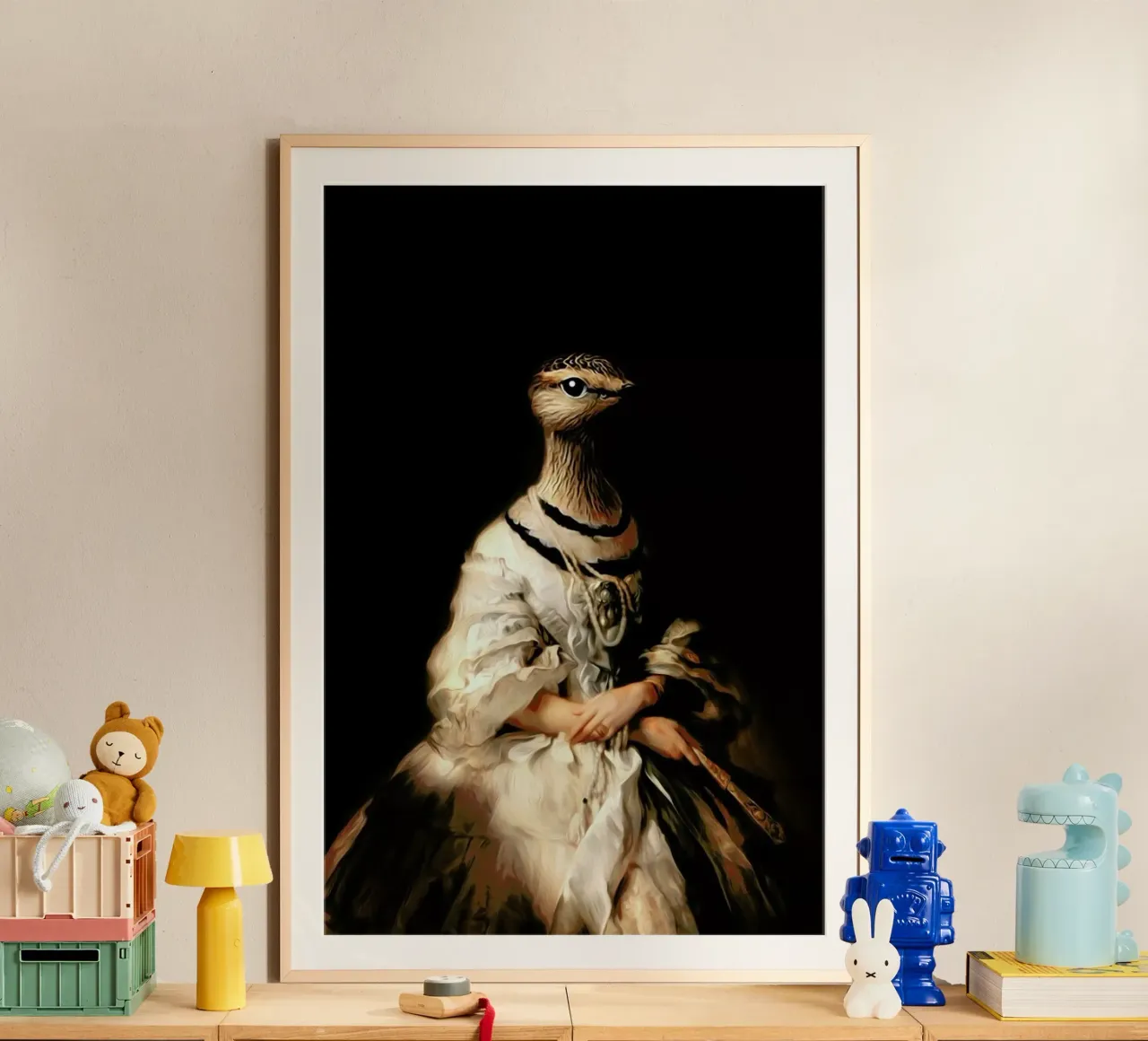 Marla poster con telaio in legno da Tein Lucasson