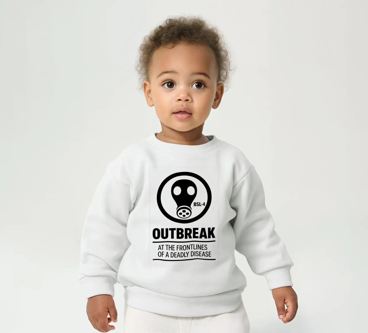 Outbreak Print baby sweatshirt by MoviesArt