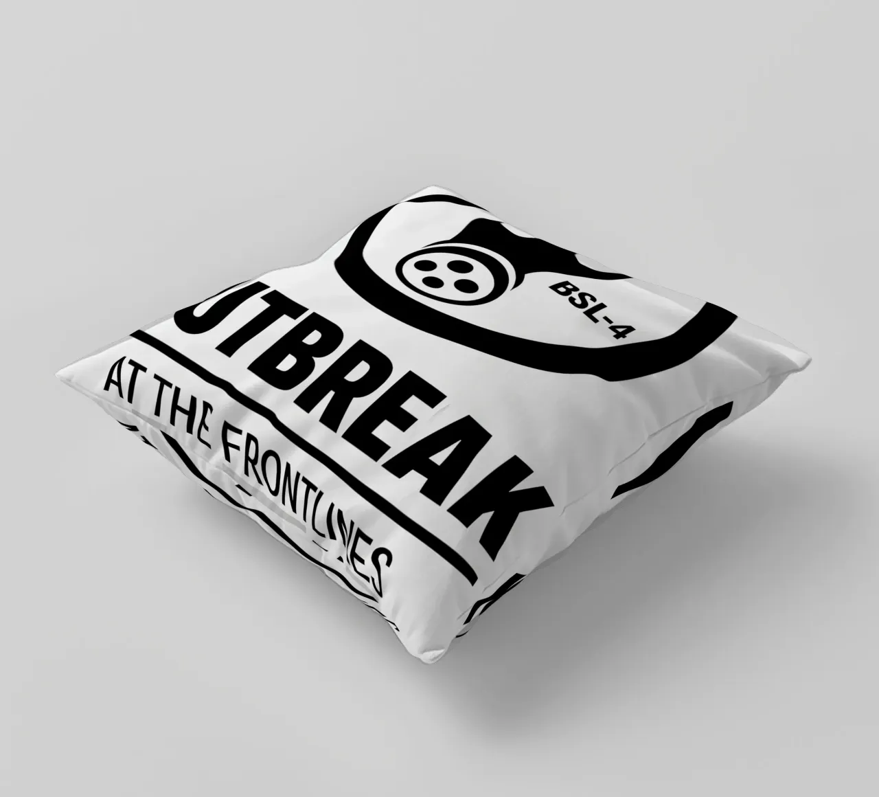 Outbreak Print cuscino da MoviesArt