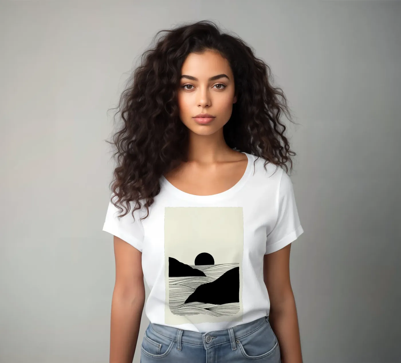 Setting t-shirt da donna da Graphite