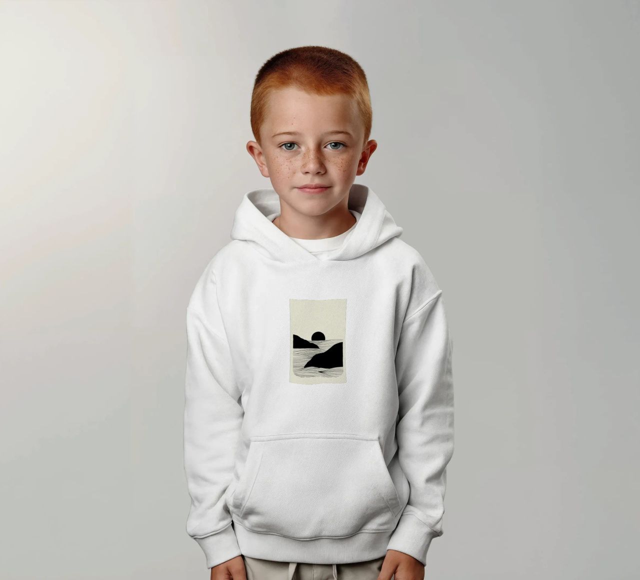 Setting felpa bambino con cappuccio da Graphite