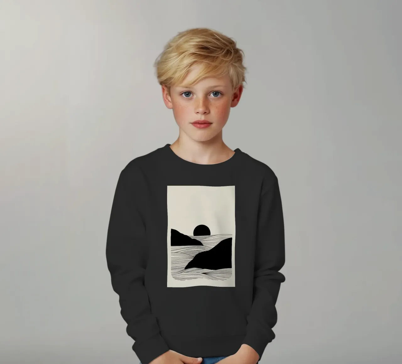 Setting felpa bambino da Graphite