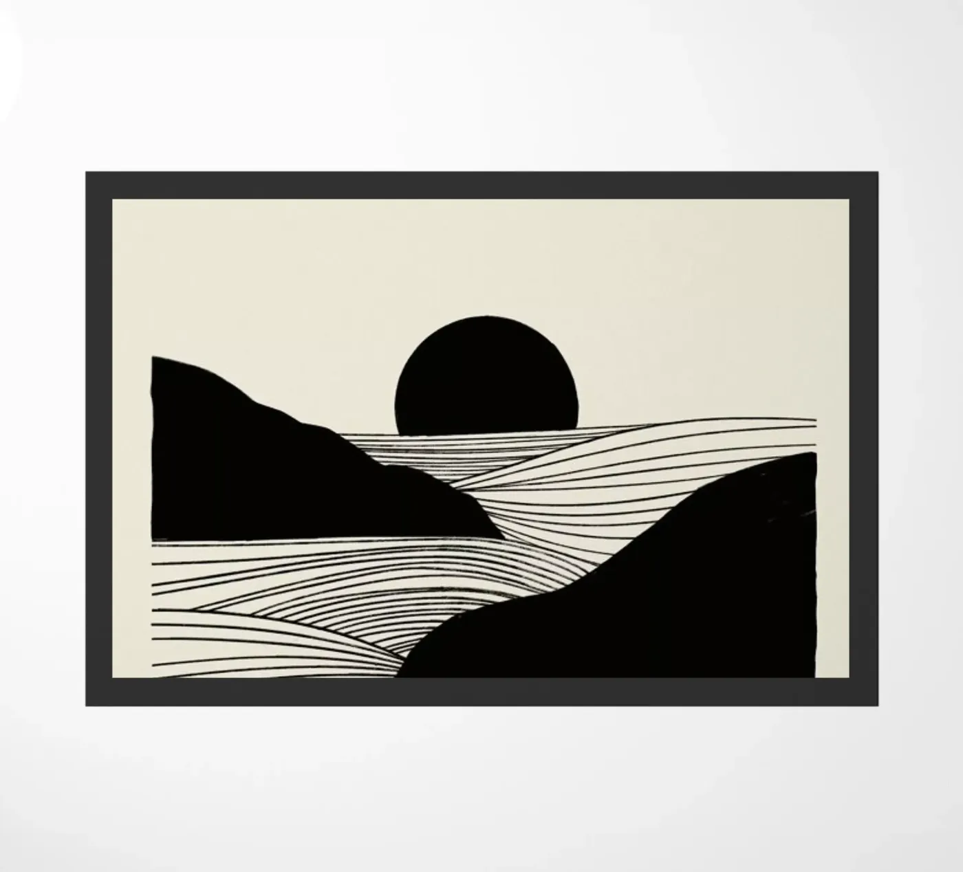 Setting paillasson de Graphite