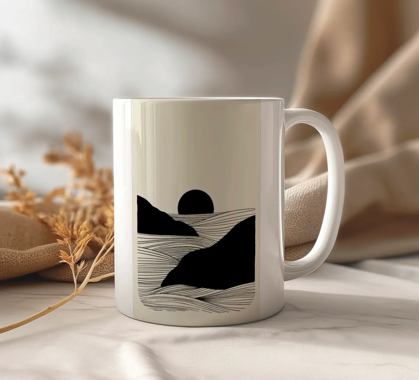 Setting ceramic mug by Graphite