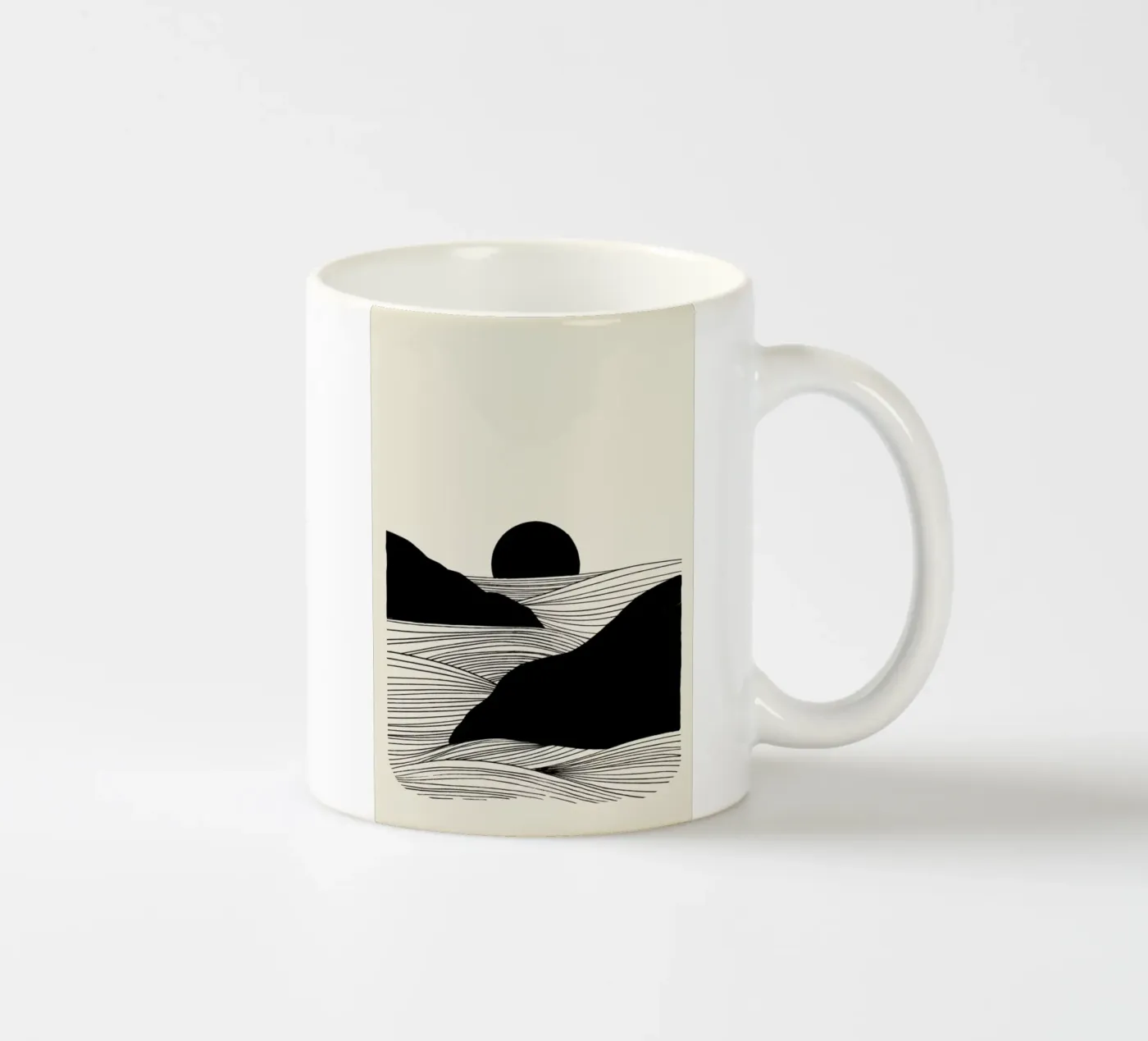 Setting ceramic mug by Graphite