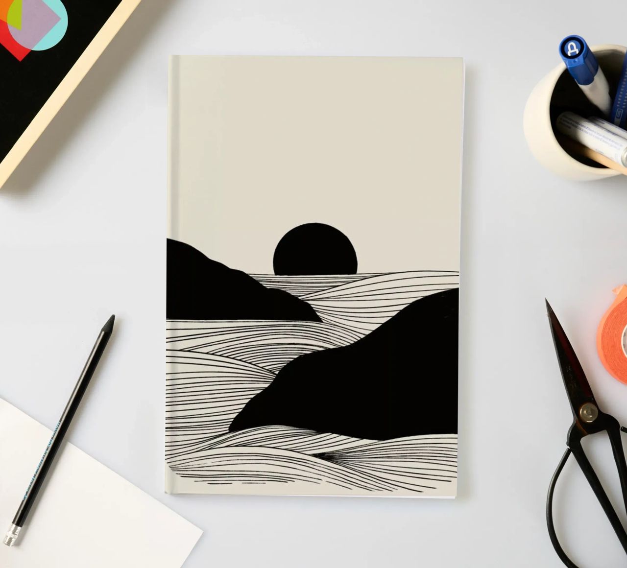 Setting notebook by Graphite