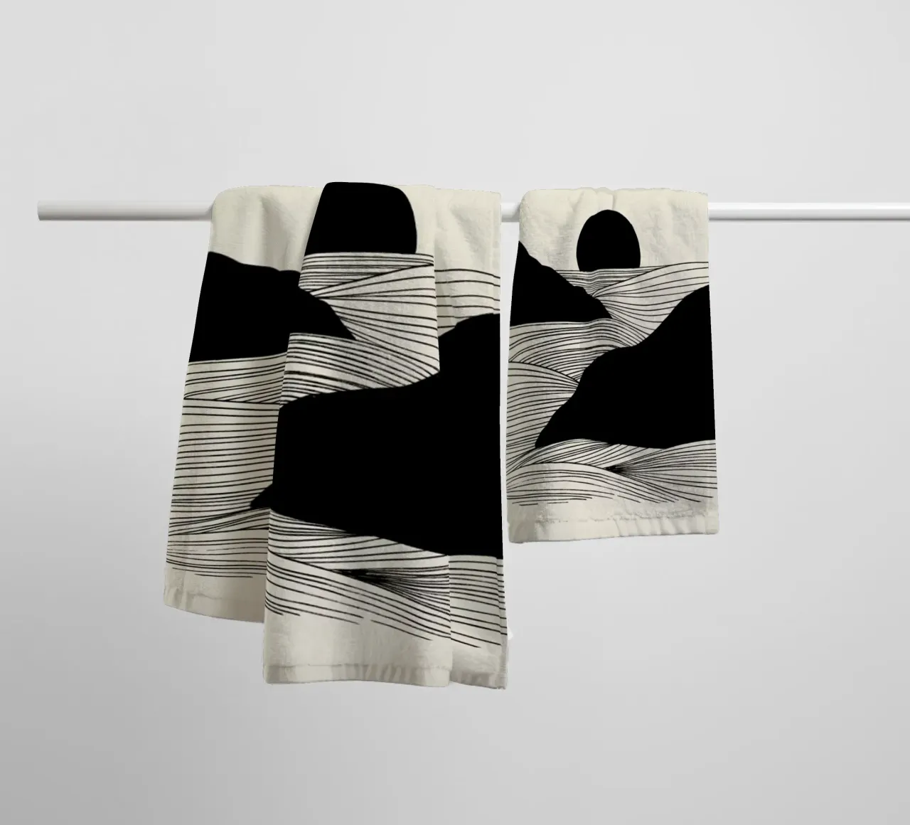 Setting asciugamano da bagno da Graphite