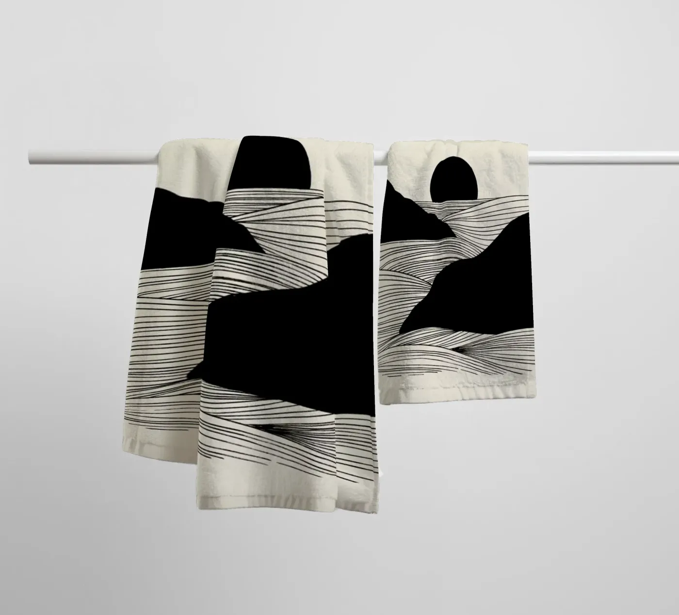 Setting badhanddoek van Graphite