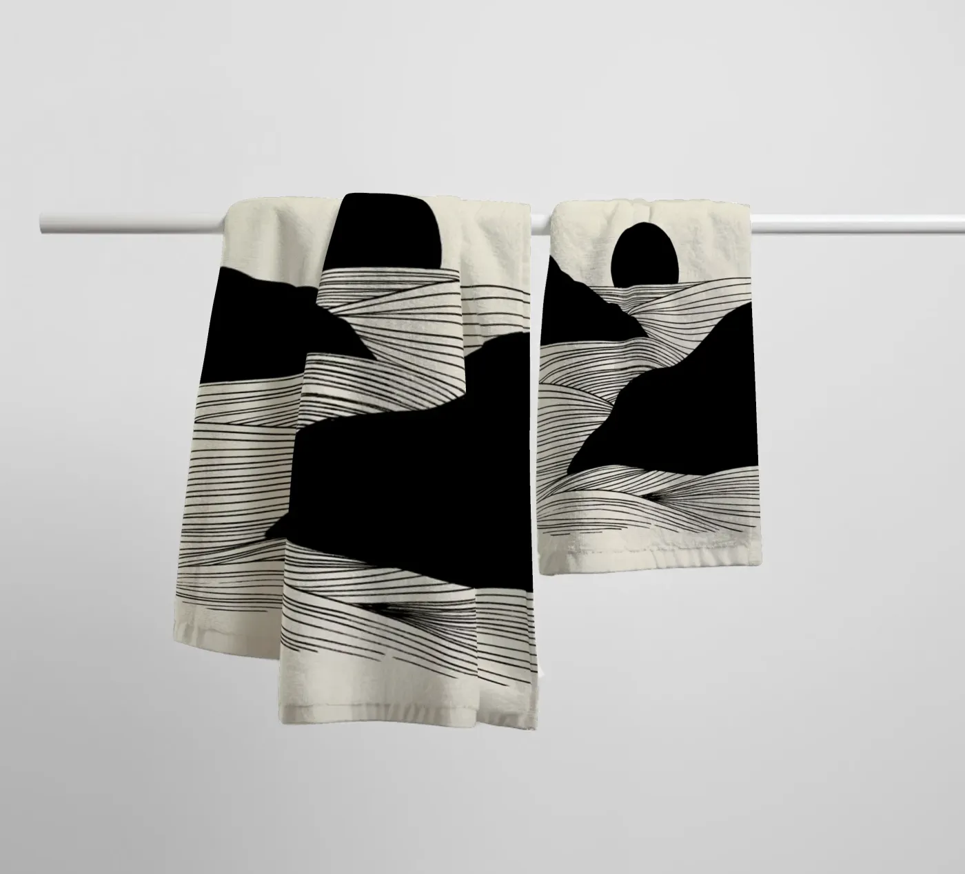 Setting asciugamano da bagno da Graphite