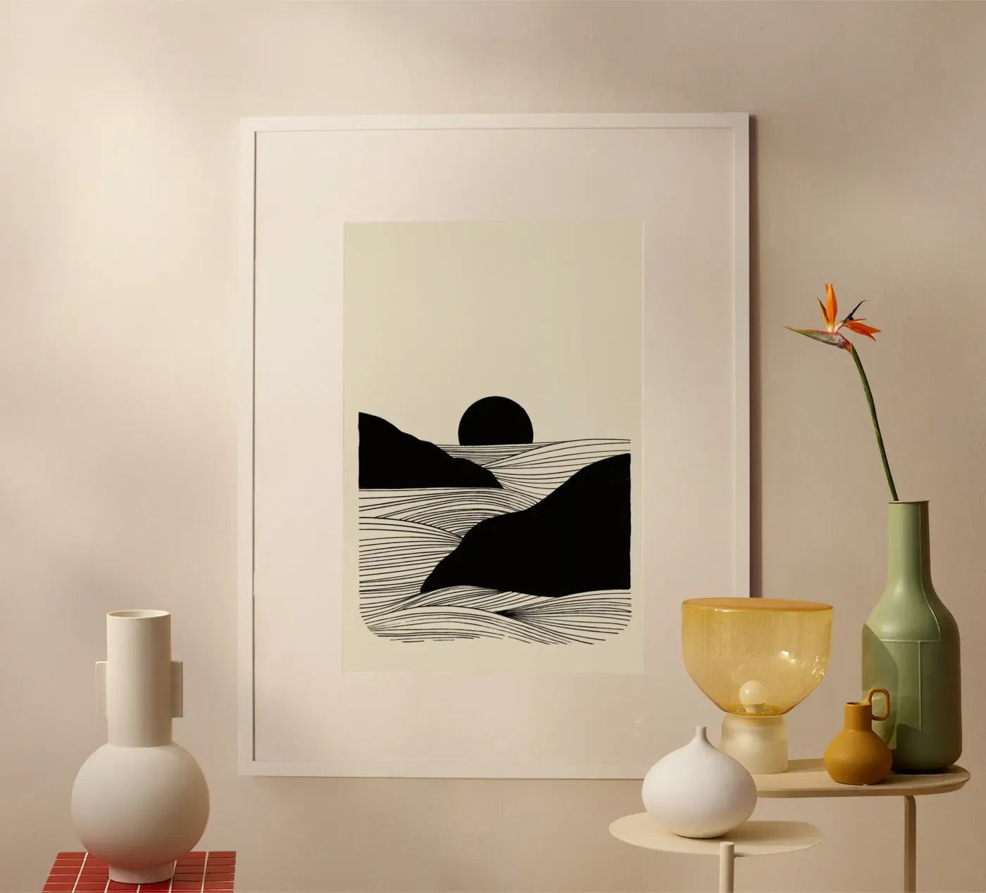 Setting Poster von Graphite