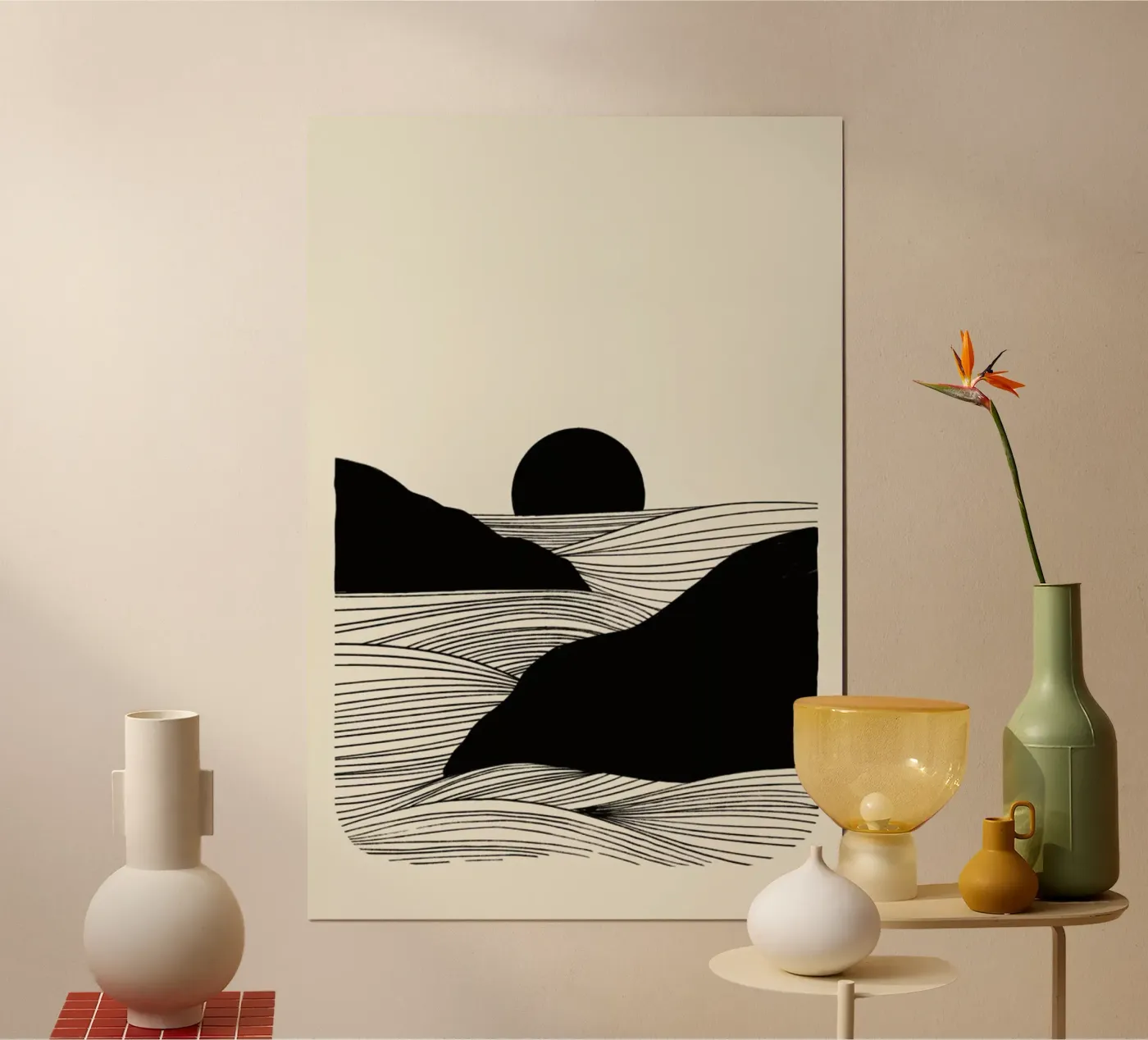 Setting Poster von Graphite