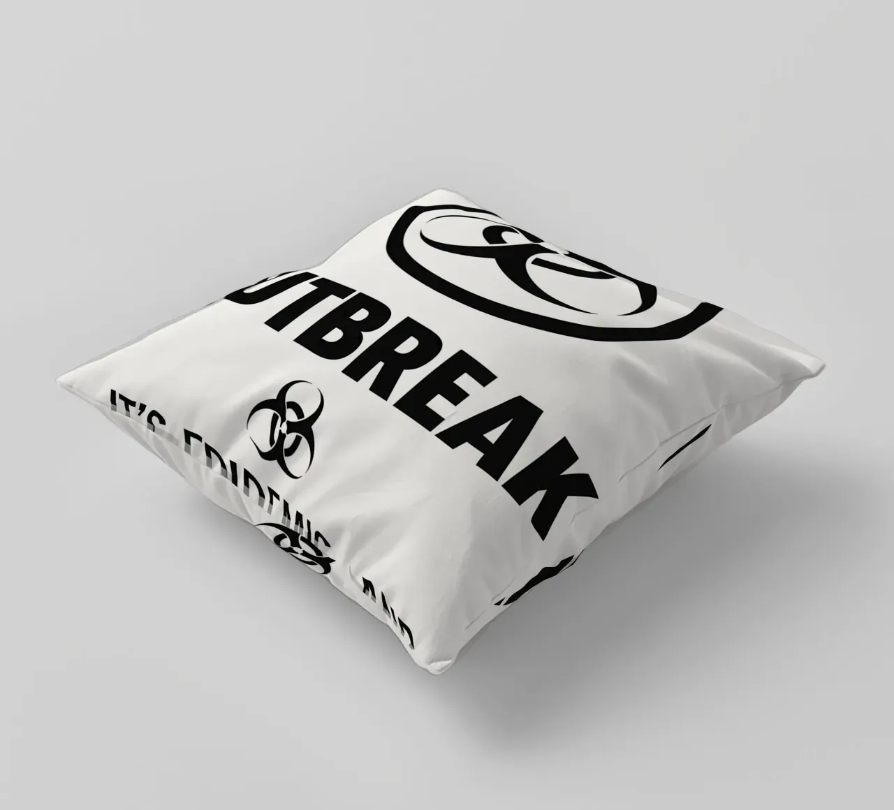 Outbreak Print cuscino da MoviesArt