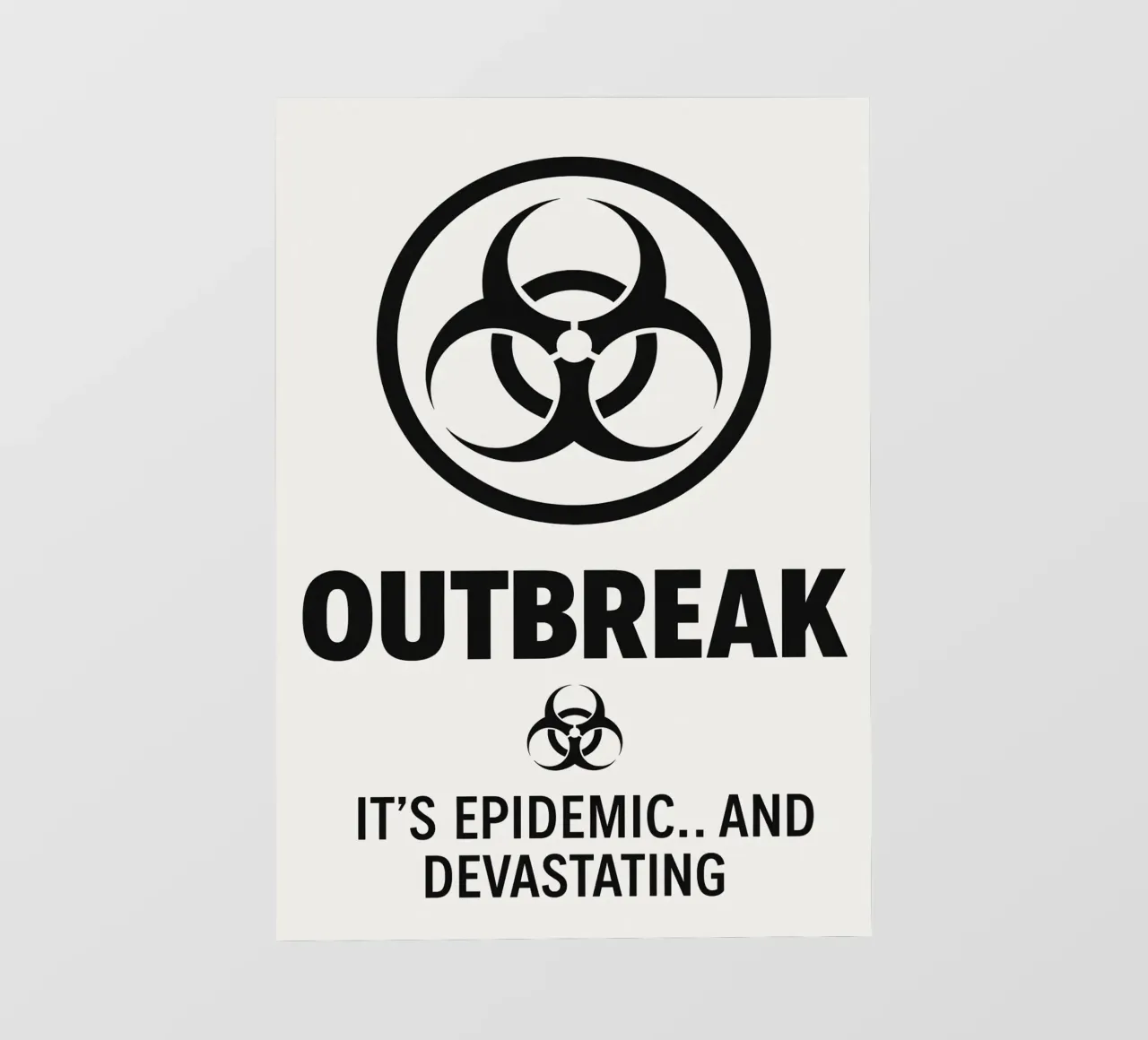 Outbreak Print telo in pvc da MoviesArt
