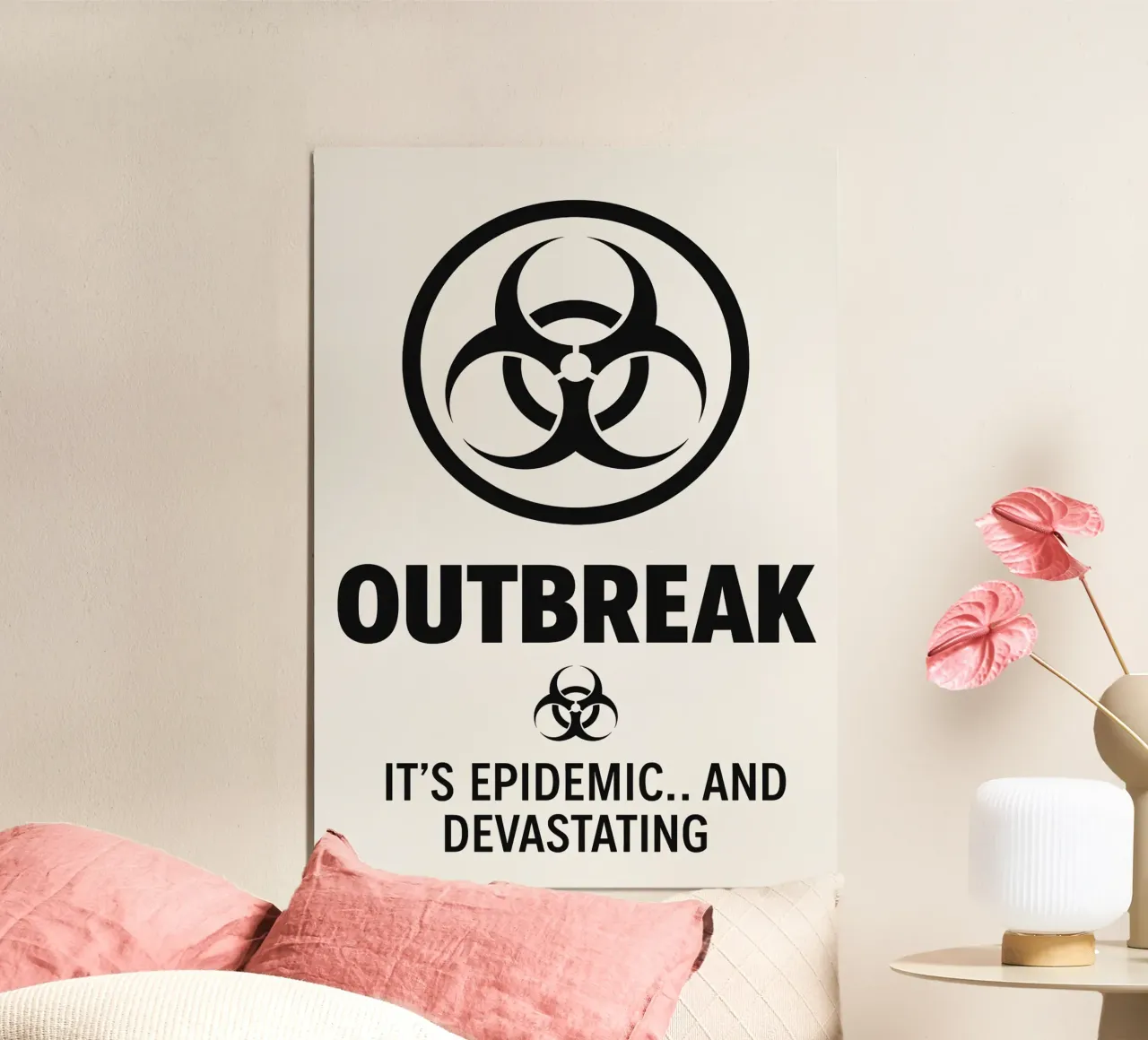 Outbreak Print alluminio dibond da MoviesArt