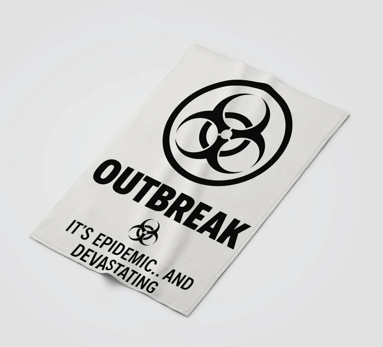 Outbreak Print coperta in pile da MoviesArt