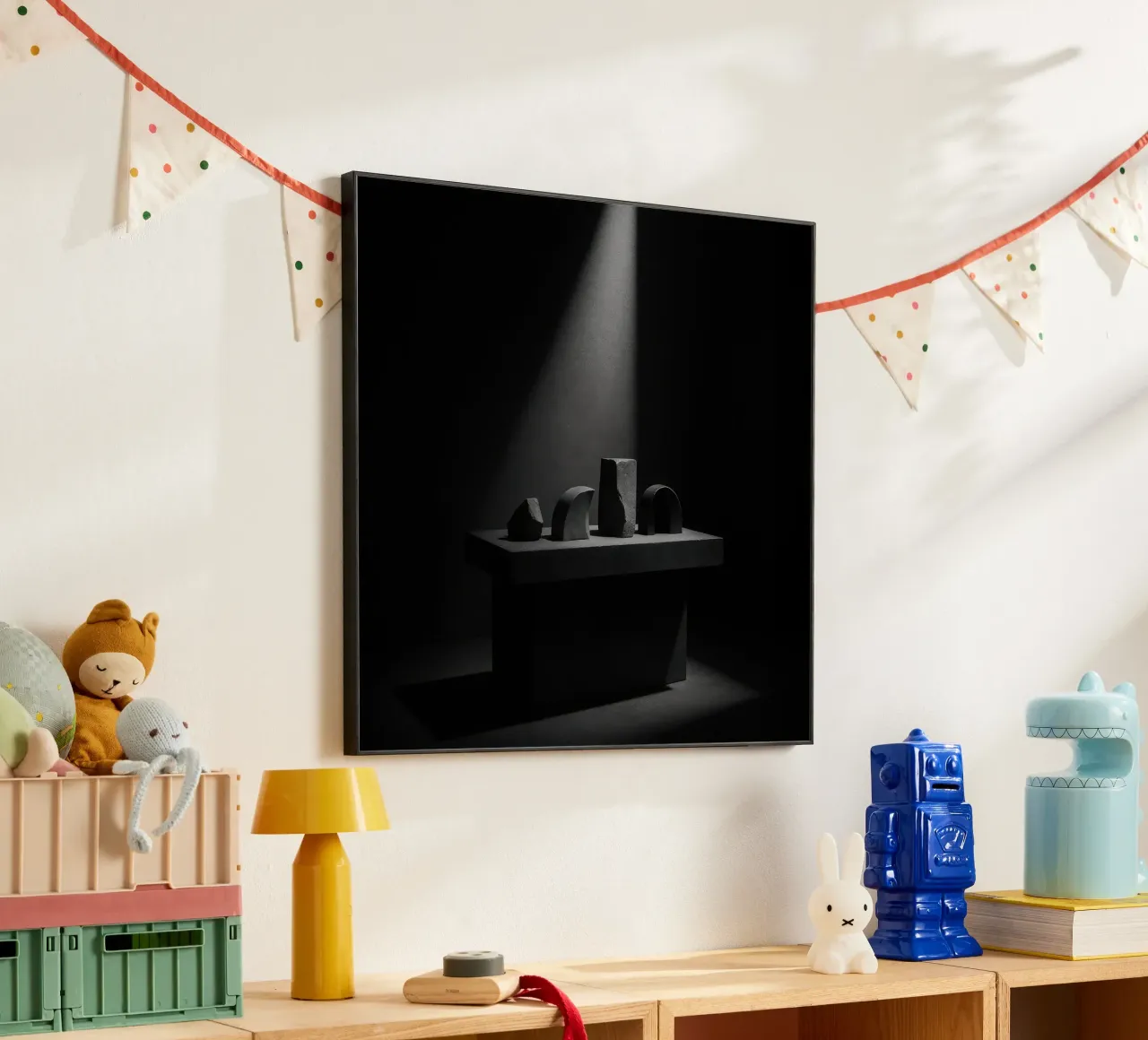 Altare del silenzio - Sculture primitive alluminio dibond da Black & White