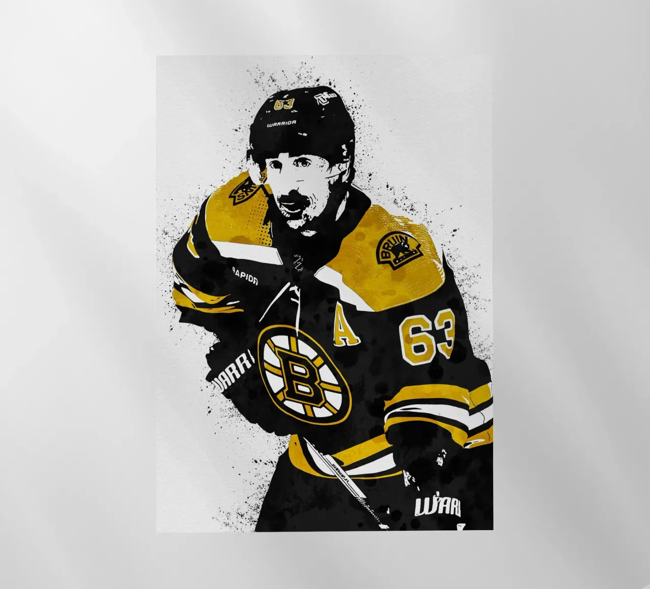 Brad Marchand Boston Bruins pellicola backlit da tenten