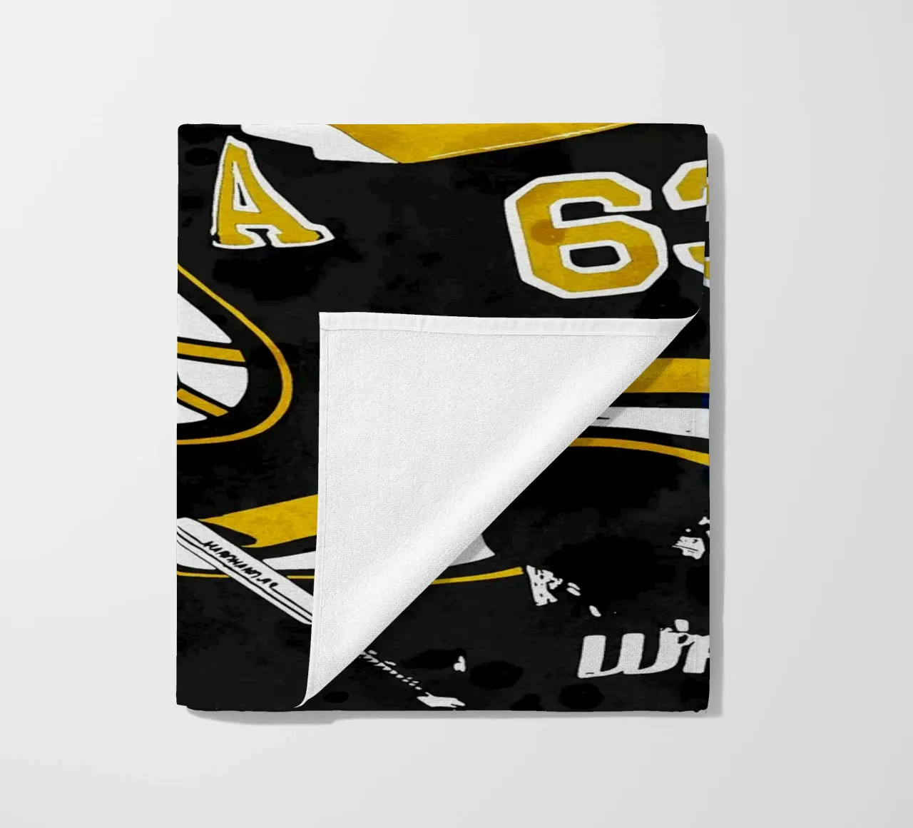Brad Marchand Boston Bruins beach towel by tenten
