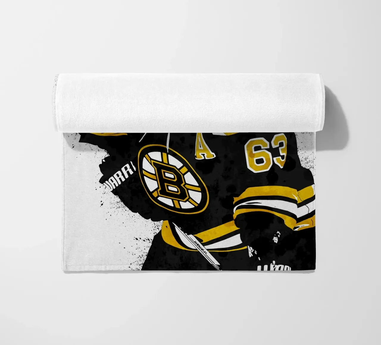 Brad Marchand Boston Bruins beach towel by tenten