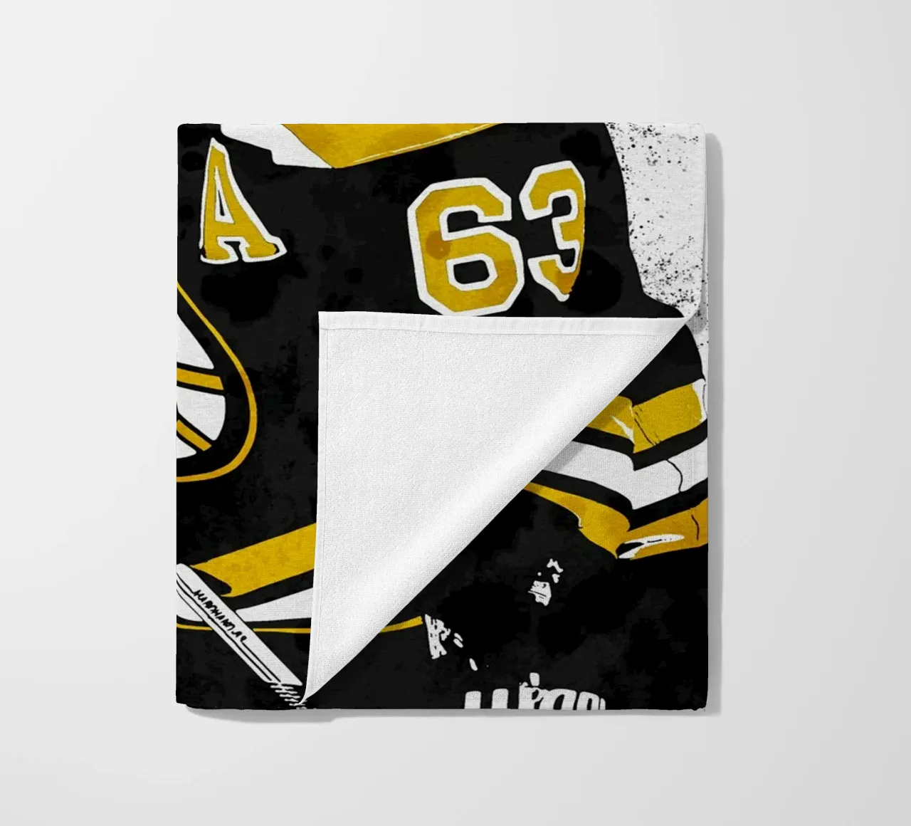 Brad Marchand Boston Bruins beach towel by tenten